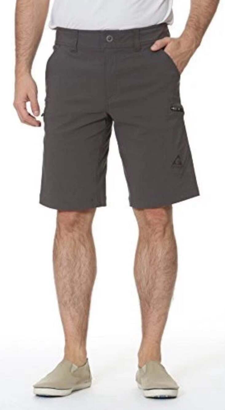 Gerry Stretch Cargo Shorts 6 Pocket Shorts color Gray Size 40